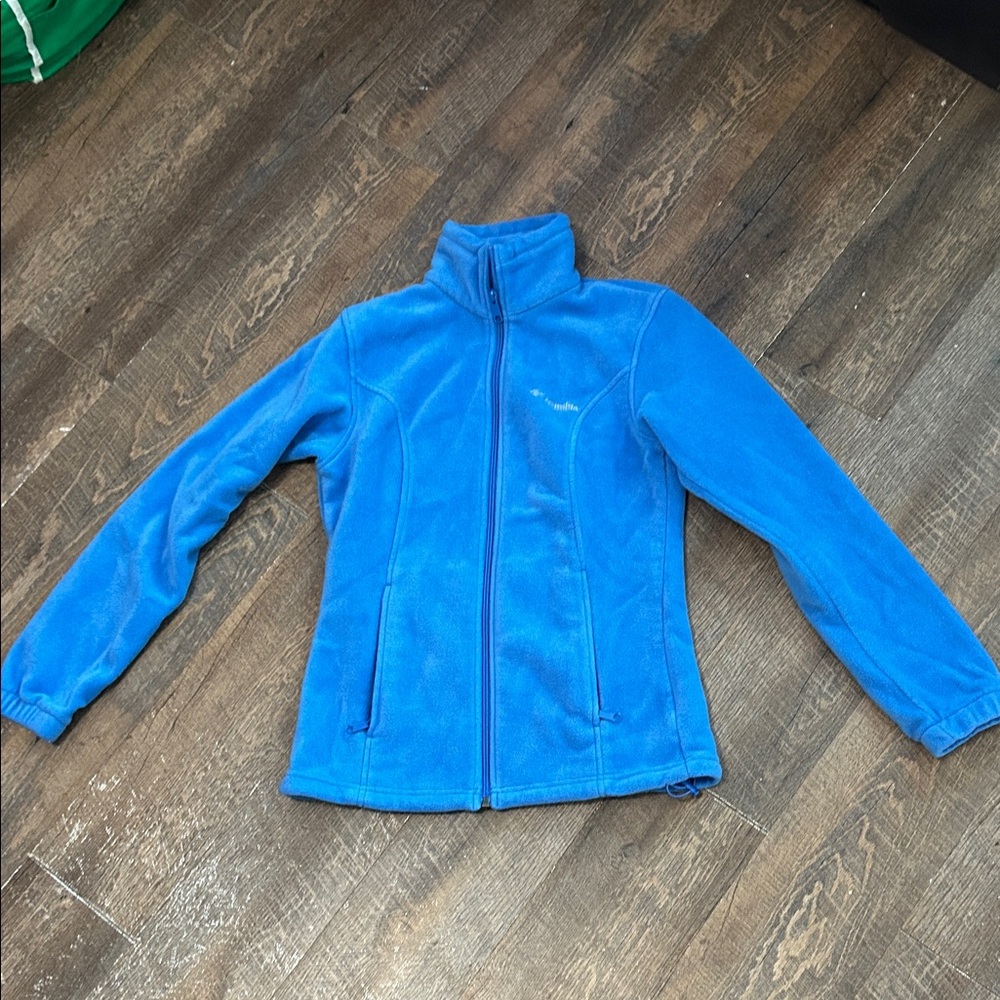 Columbia Womens Small  Blue Mount Cannon Fleece‎ Full Zip Jacket Gorpcore